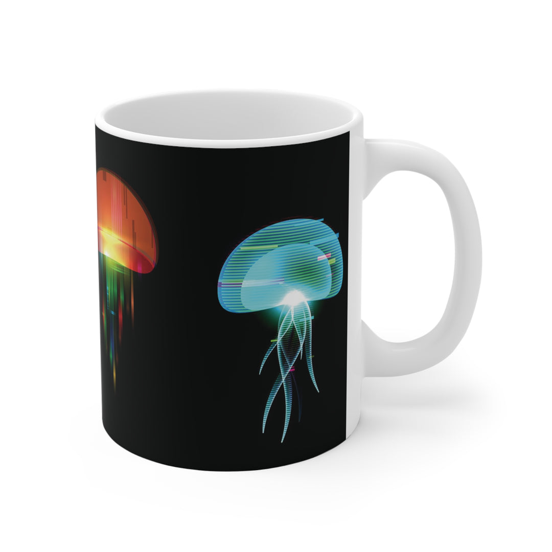 Digital Jellyfish Mug