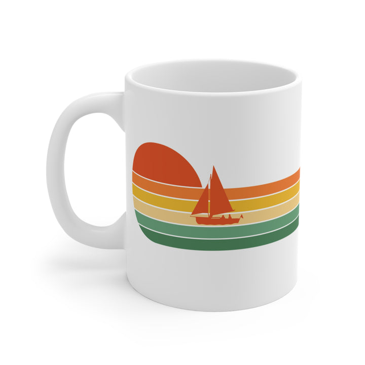 Retro Sailboat Mug - bzbuzzbee