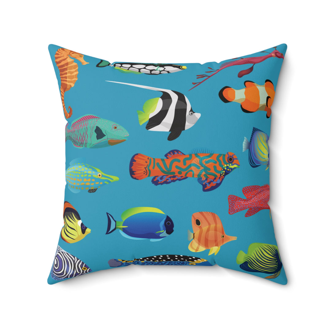 Ocean Life Throw Pillow