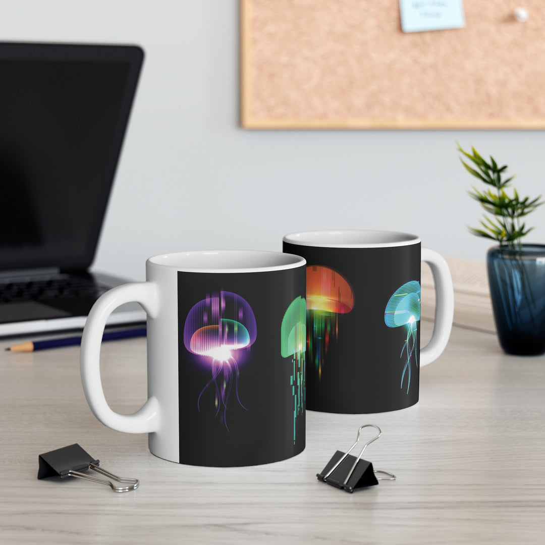 Digital Jellyfish Mug