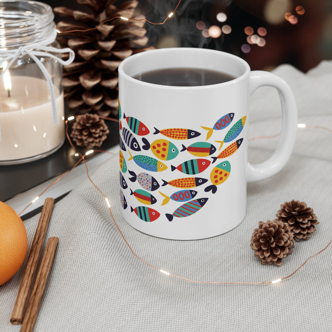 Colorful Fish Mug - bzbuzzbee