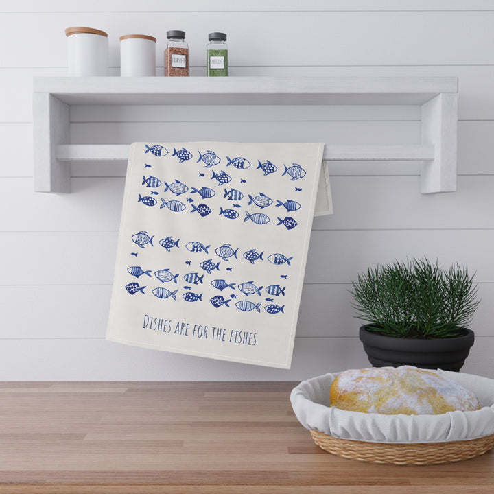 Dishes Are For the Fishes Kitchen Towel