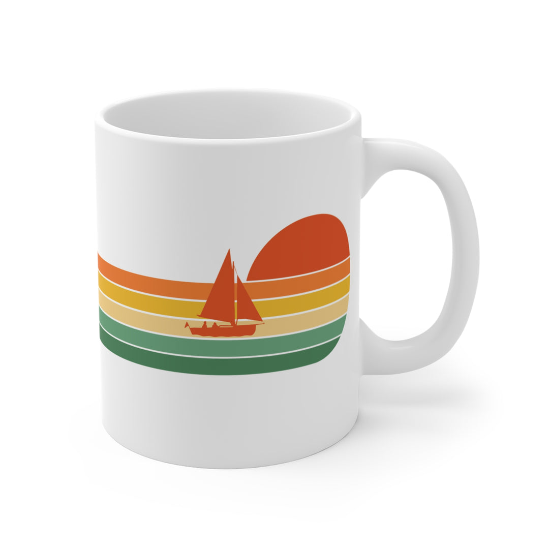 Retro Sailboat Mug - bzbuzzbee