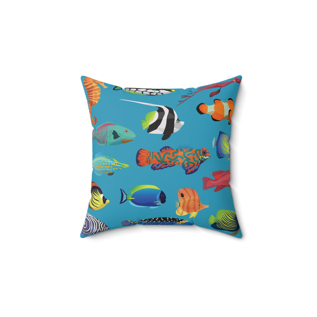 Ocean Life Throw Pillow