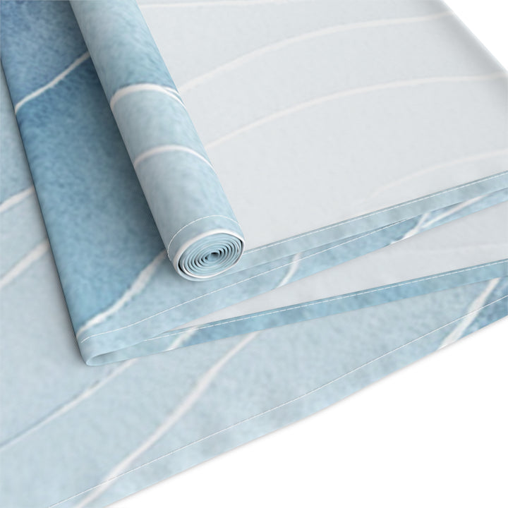 Blue Watercolor Table Runner